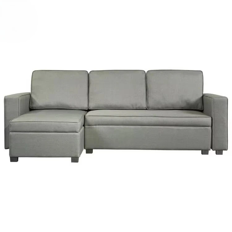 Wholesale Living Room Furniture Customized Sectional Fabric Sofa With Chaise Storage Modular Couch For Small Apartment 1927