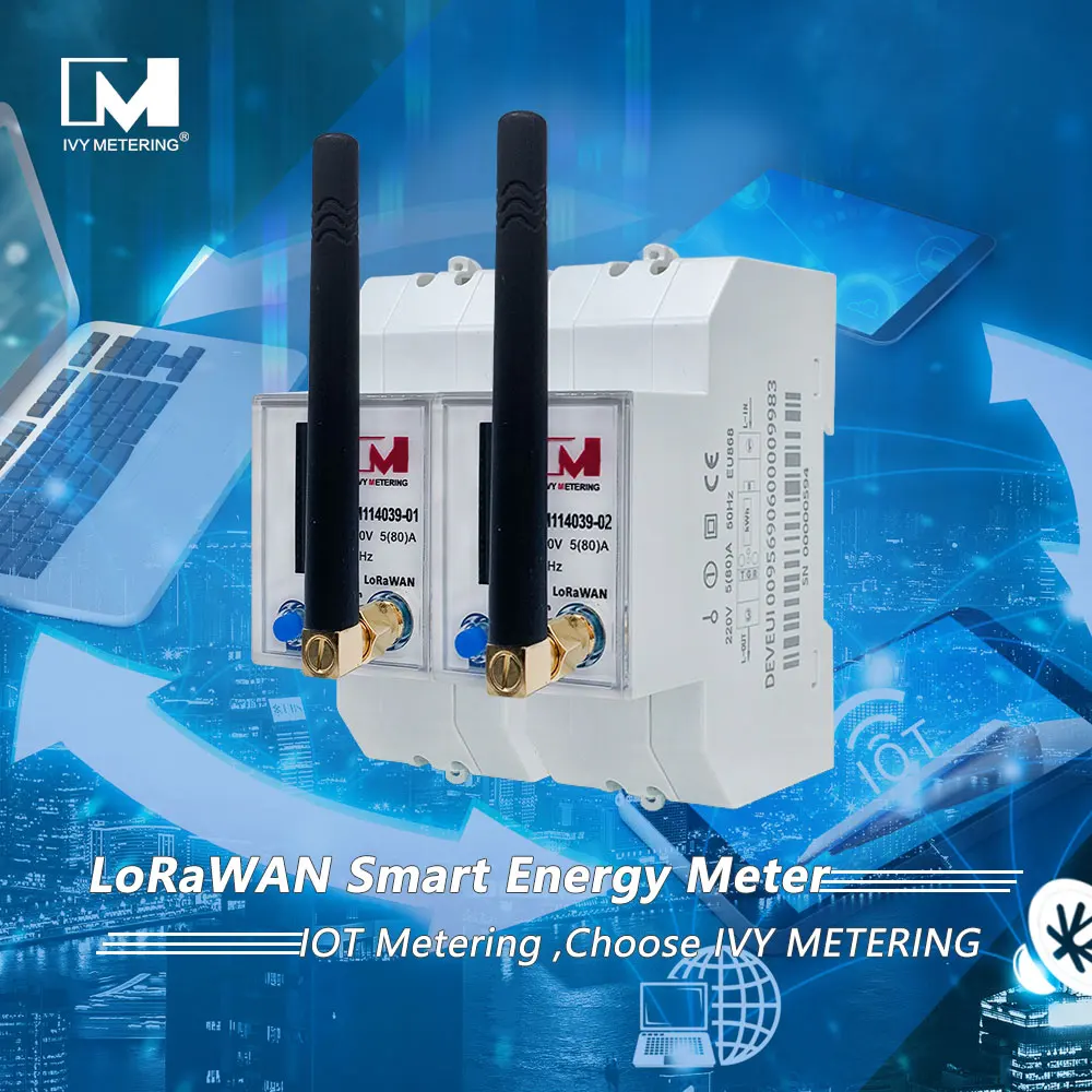 

EM 114039 -01/02 EU868MHZ Частотный план MID однофазный интеллектуальный электрический счетчик Lorawan