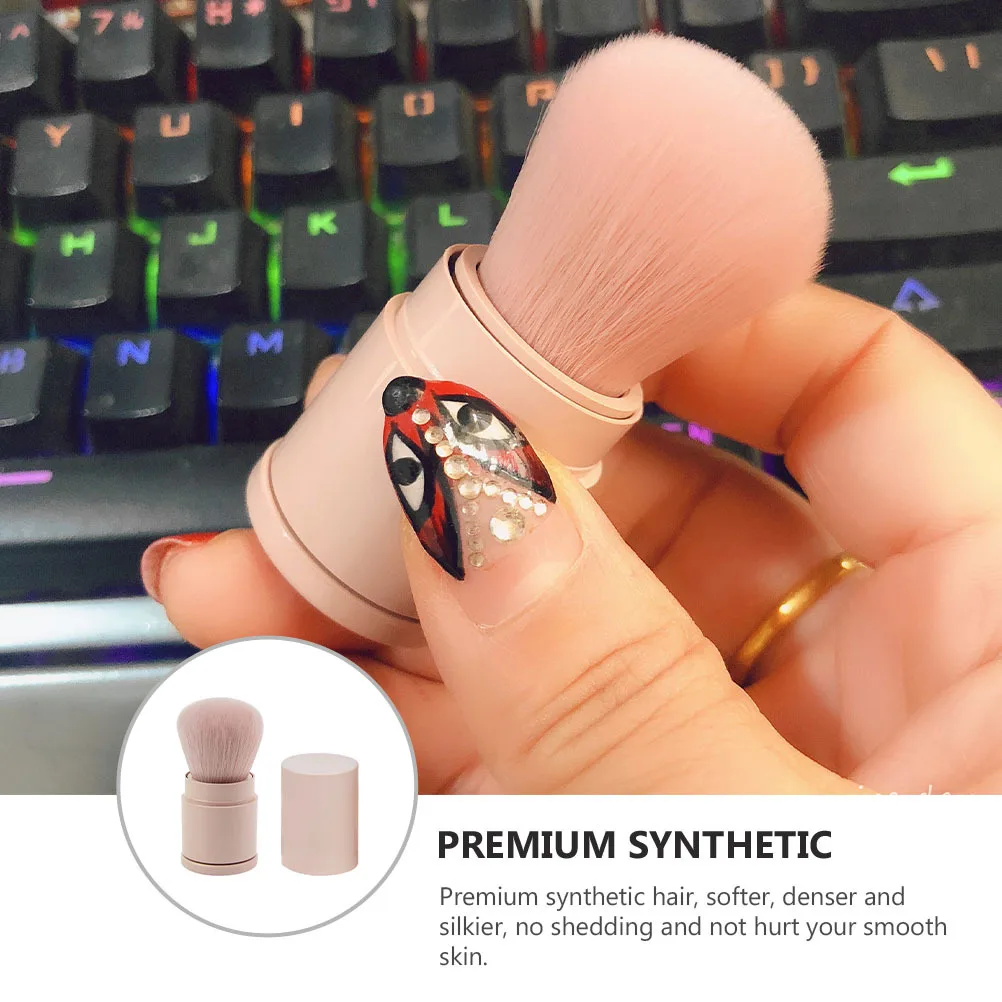 

Loose Setting Powder Makeup Brush Soft Dense Synthetic Blush Blending Cosmetics Makeup Brush for Women