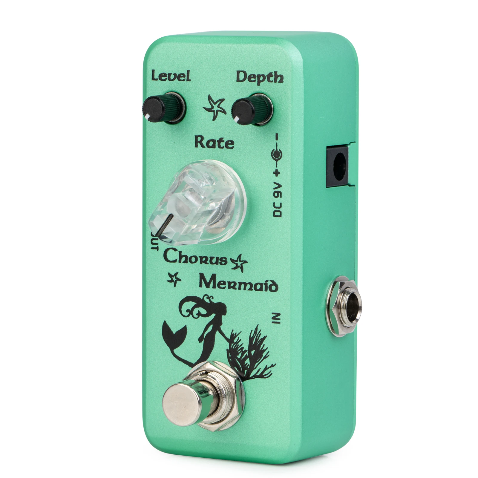 Movall MP-309 Chorus Mermaid Guitar Effect Pedal Mini Analogue Chorus Pedal True Bypass Electric Guitar Parts & Accessories