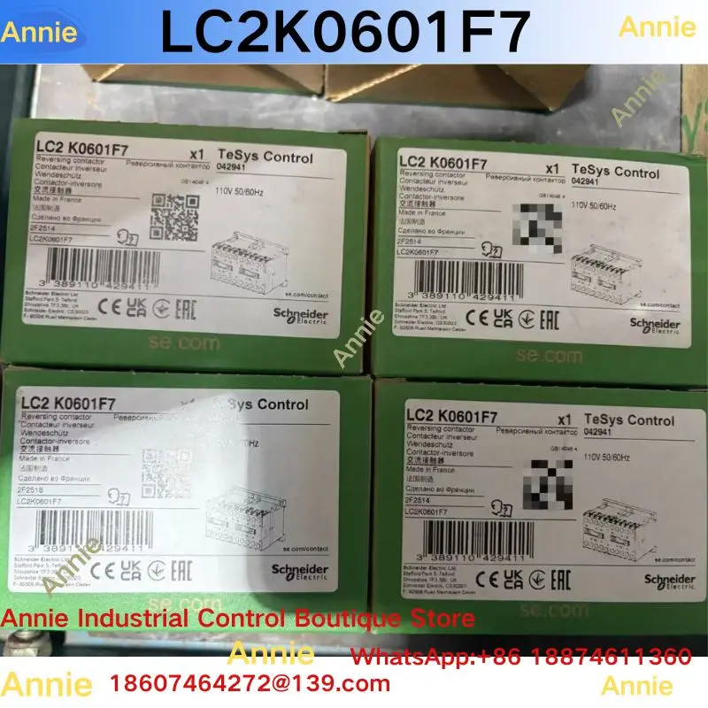 Brand New LC2K0601F7 Contactor 110V 50/60Hz Electrical Component for Industrial Use