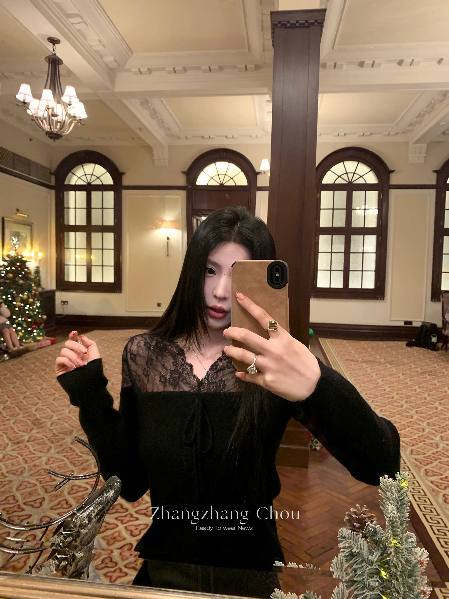 

Вязаный свитер Design Sensation Pure Desire с кружевными вставками, женский базовый слой, внутренняя одежда, приятный к телу, модный