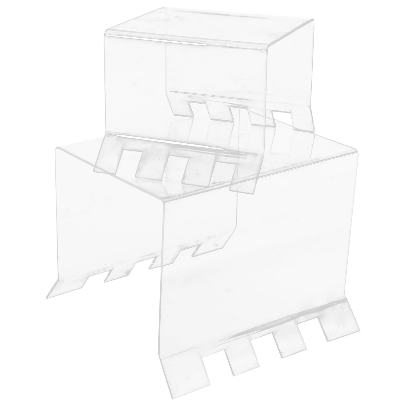 

2Pcs Food Prep Bag Holder Acrylic Storage Rack Stand Stable Compact Design Space Saving Kitchen Organizer Prep Bag Holder