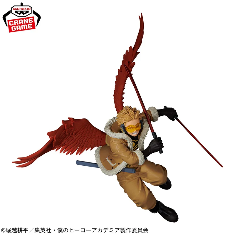 BANPRESTO Original My Hero Academia THE AMAZING HEROES PLUS HAWKS Ver. PVC Anime Action Figures Model Collection Toy