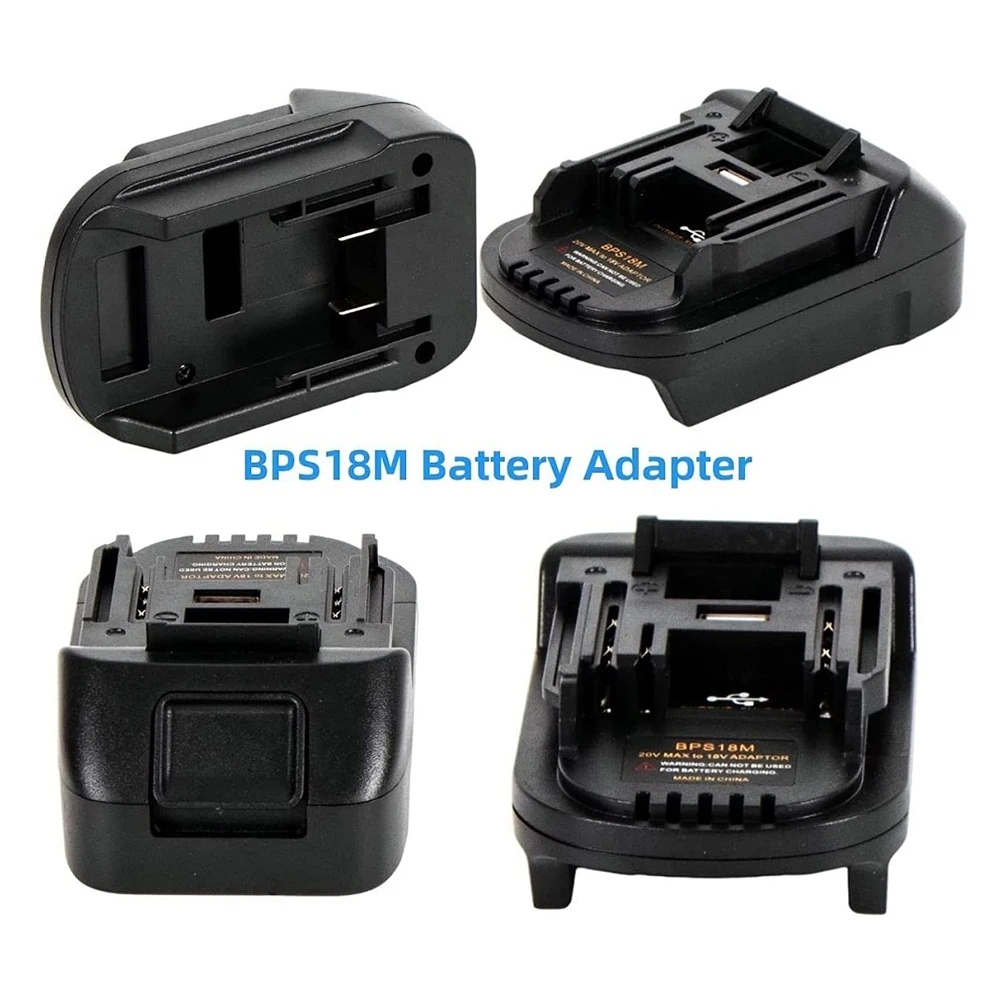 

Power Tool Battery Adapter For Porter Replacement BPS18M Cable To For Black & Decker For DMAKITA Battery 18v BL1840