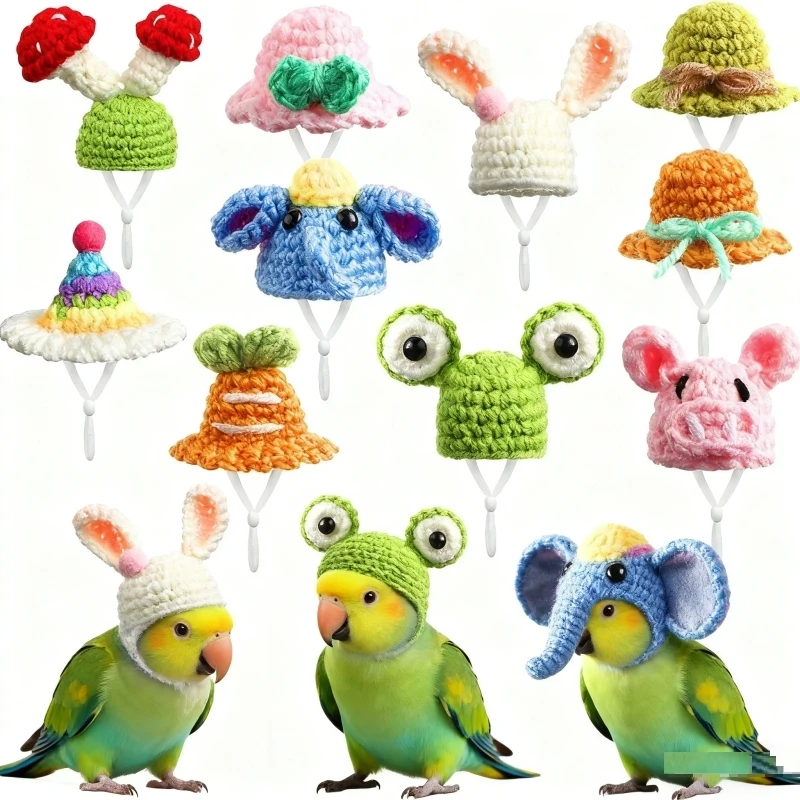 Parrot Headwear Hat Bird Headband Hamster Cockatiel Lovebird Sunflower Headband