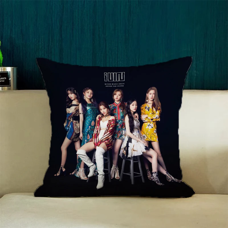 

(G)I-DLE Gidle Fan Gifts Pillowcases for Pillows 45x45 Cushions Cover Pillow Covers Decorative Luxury Pillowcase 40x40 Cushion