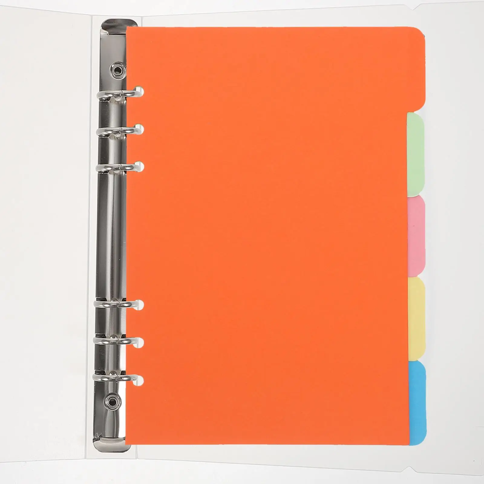 2Pcs A5 Binder Rose Transparent Cute Notebook Planner Folder Document Storage ganizer PP Metal Term Use