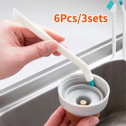 Cleaning Narrow Brush Long Handle Portable Gap Baby Bottle Gap Cleaning Brush Household Kitchen Tool Small Brush