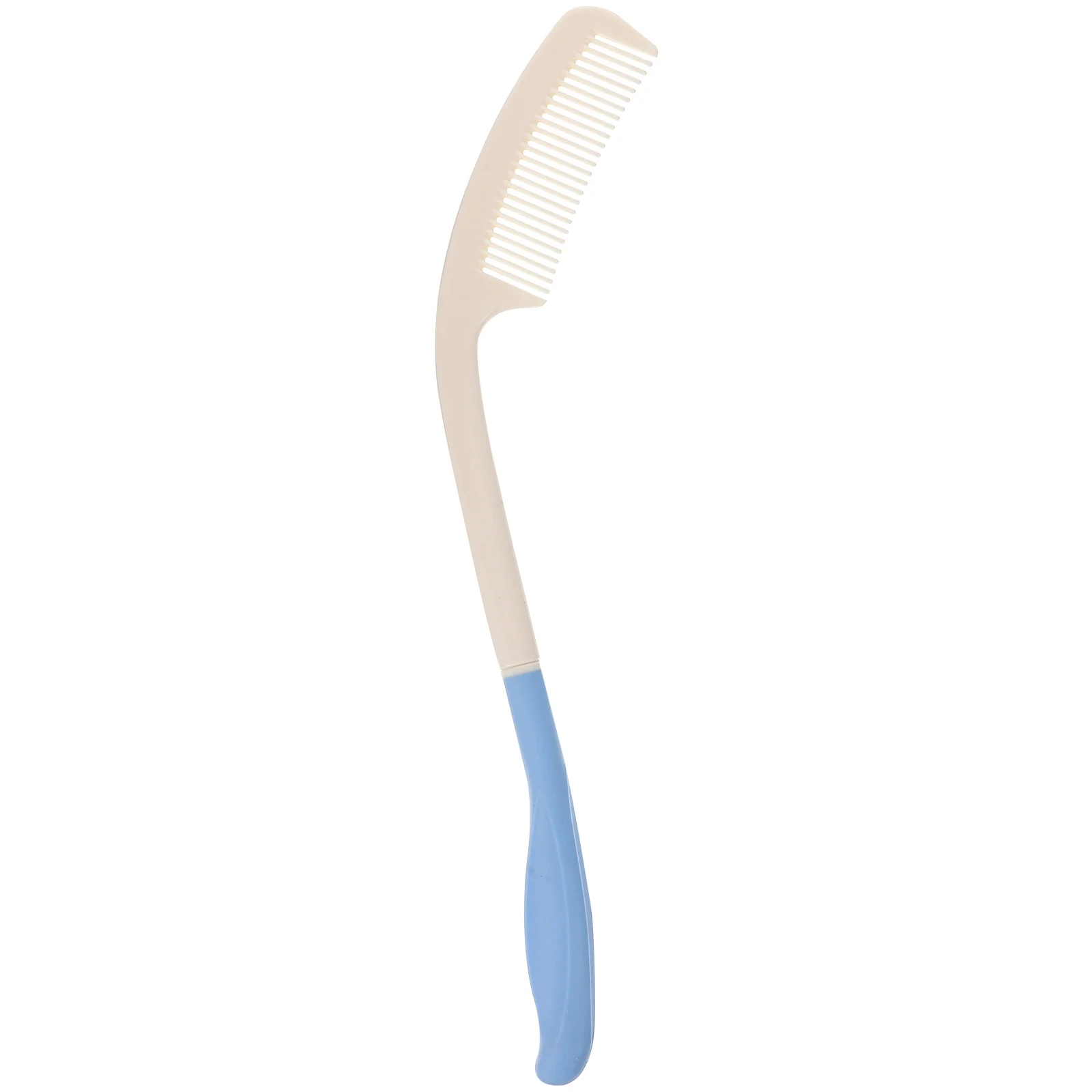

Long Handle For Seniors Curved Plastic Hair Comb Reusable Disabled Elderly Care Comb Household Grooming Tool