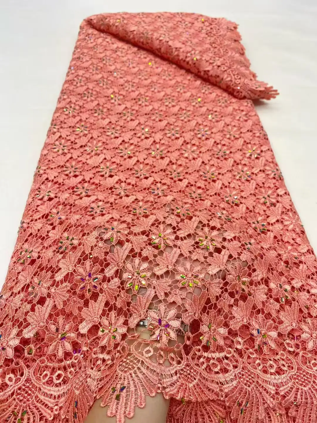 

Нигерийская высококачественная африканская кружевная ткань, французский гипюровый шнур, кружевная ткань для вечернего шитья, роскошные вечерние платья, материал