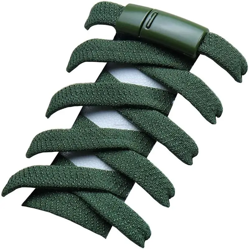 Bağları olmadan manyetik kilit ayakabı renkli elastik danteller Sneakers hiçbir kravat ayakkabı bağcıkları çocuk yetişkin düz ayakkabı bağı lastik