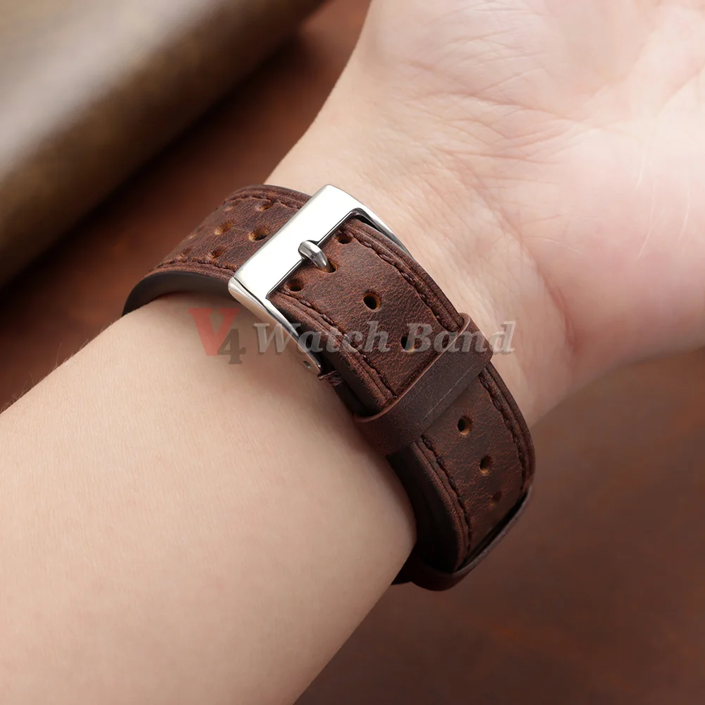 18mm Vintage-Uhrenarmband aus Rindsleder für Casio Mod Kit F91W W-800H SGW400 F84 F105/108 A158/168 AE1200/1300 Armband – Detail 19