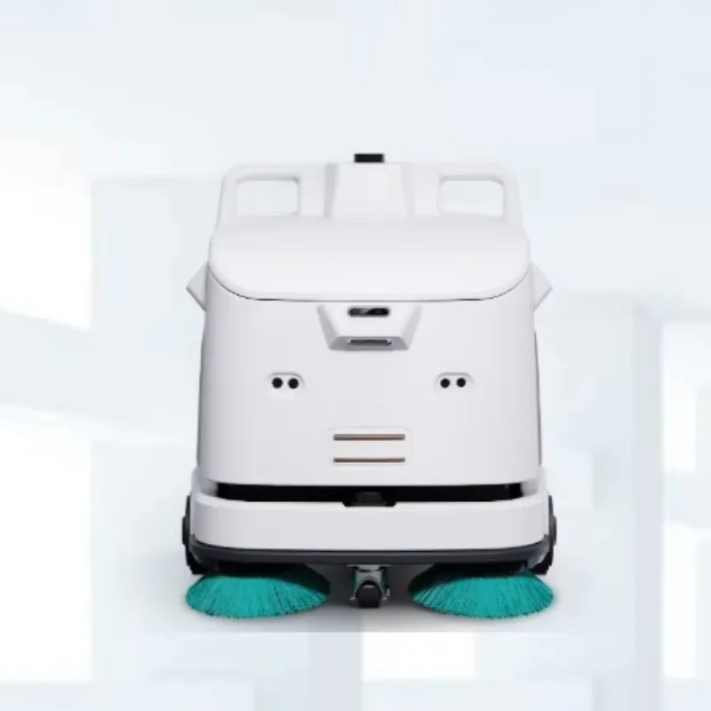 جديد بدون ماء بدون سائق روبوت التنظيف الذكي التجاري الصناعي ماكينة غسل الأرضيات بطارية 100AH سنو روبوت الأنظف