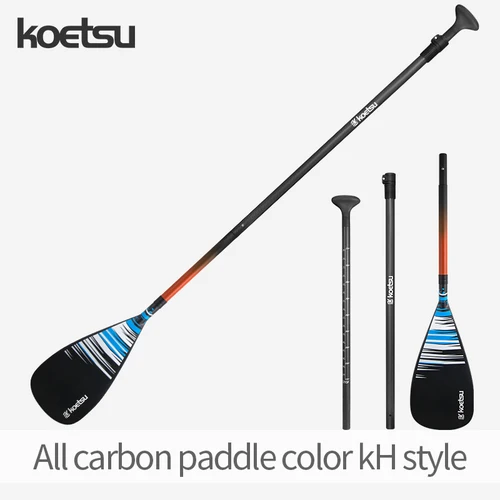 KOETSU-paleta de fibra de carbono para tabla de surf inflable SUP, paleta grande portátil con tamaño ajustable