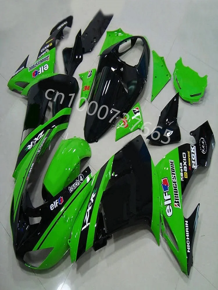 Green black Fairing  for KAWASAKI NINJA ZX10R 06-07 ZX 10R 06 07 ZX-10R 10 R 2006 2007 Fairing Kits