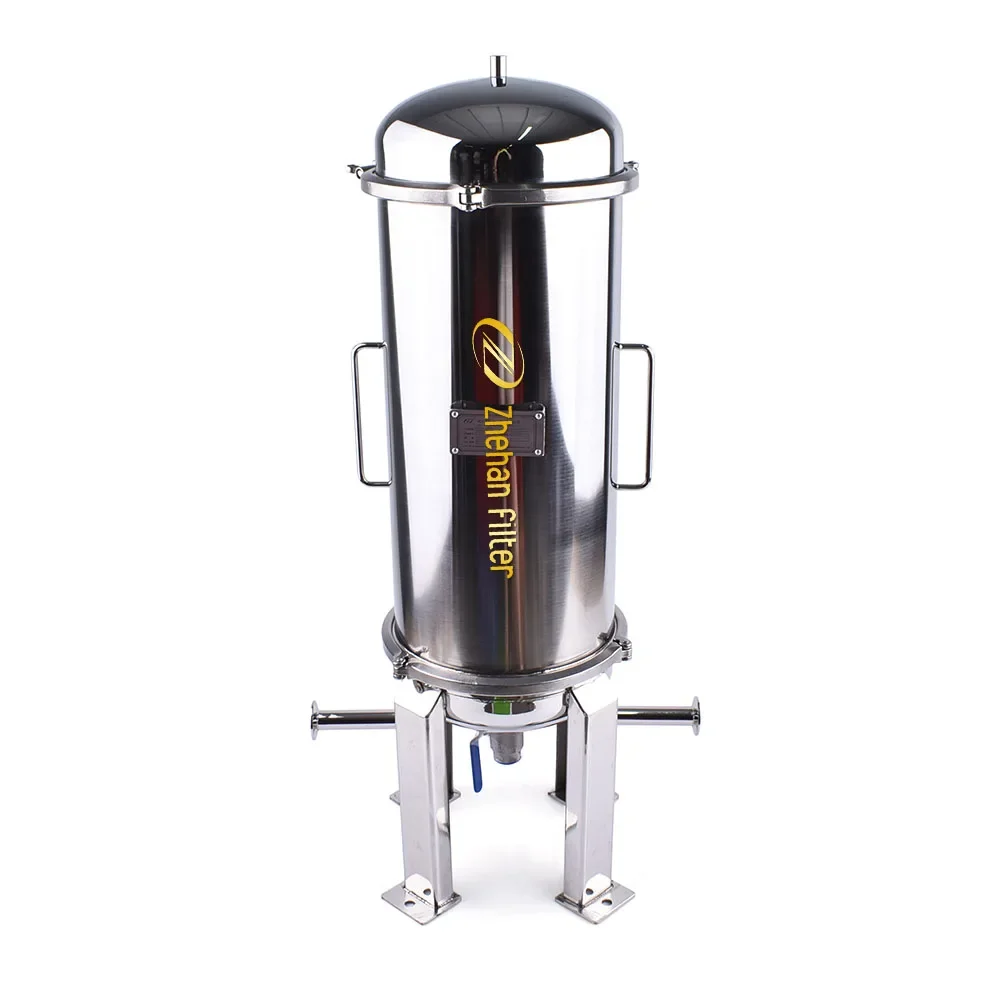 ZHEHAN High pressure resistance food grade sanitary liquid filtration lenticular stainless steel multi cartridge filter