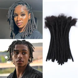 Dreadlock Extensions Loc Extensions Afro Kinky Dreads Extensions Voor Mannen/Vrouwen, Synthetische Angst Set Dikke Zachte Locs Extensions