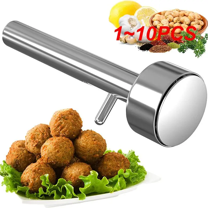 1~10PCS Stainless Steel Large Falafel Ball Making Scoop Mold Meatball Machine Pressing Maker Non-Stick Kitchen Accessories