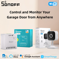 SONOFF MINI-D Matter Wi-Fi Smart Switch and CAM Slim Gen2 1080P HD Smart Home Security Camera Works with Ewelink Alexa Google