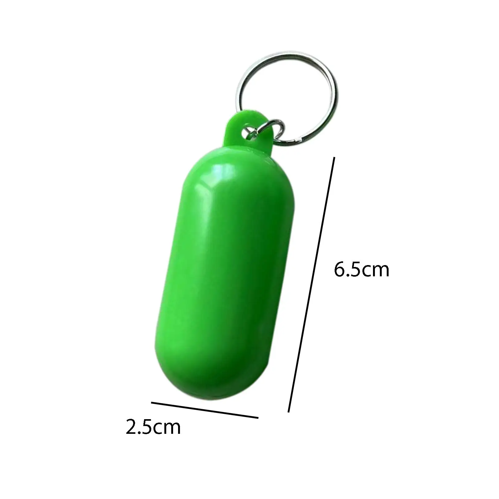 3xFloating Keychain Flutuante Key Holder para Deriva Barco Vela Verde