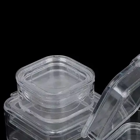 

1PCS Plastic Denture Tooth Box With Film Dental Tooth Box Inside Membrane Tooth Implant Transparent Plastic Box