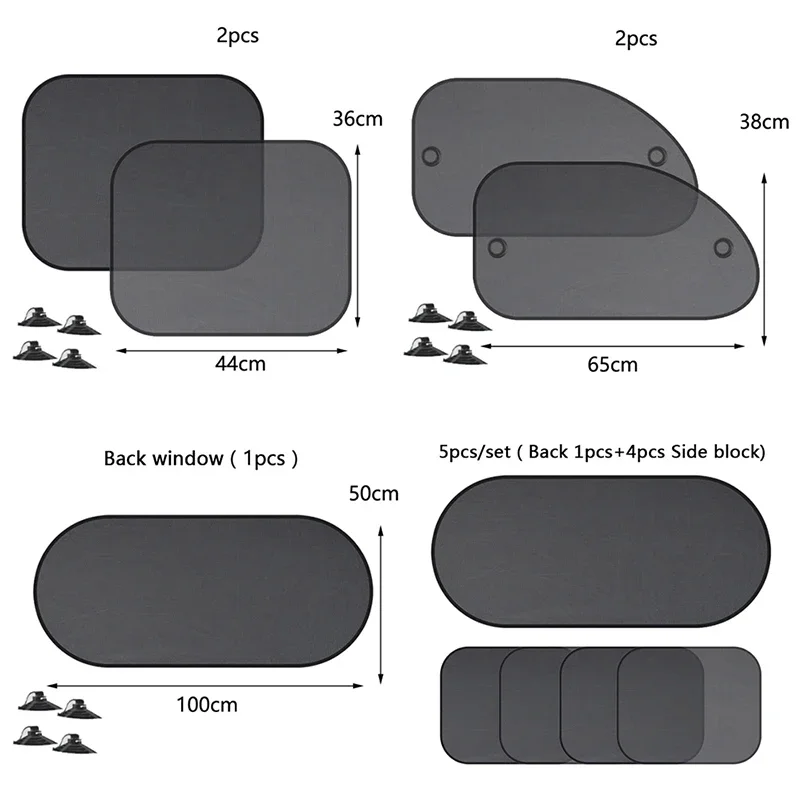 Car Window Sunshade Cover Block for Kids Car Side Window Shade Cling Sunshades Sun Shade Cover Visor Shield Screen