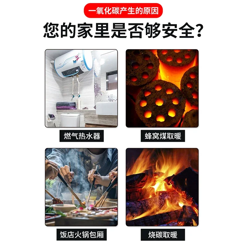 家庭用検知ハニカム石炭漏洩ガス中毒警報器バッテリー共同検知器