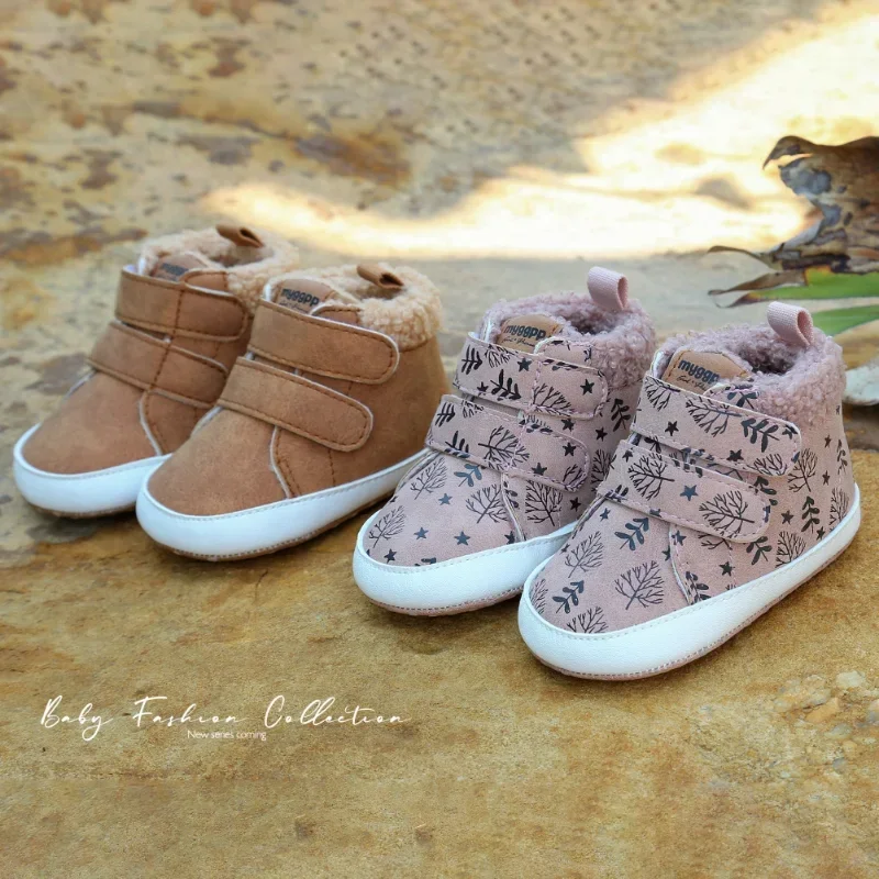 Winter Baby Shoes Boy Girl Warm Infant Snow Boots Newborn Baby Girls First Walkers Soft Soled Toddler Kids Girl Sneakers Shoes