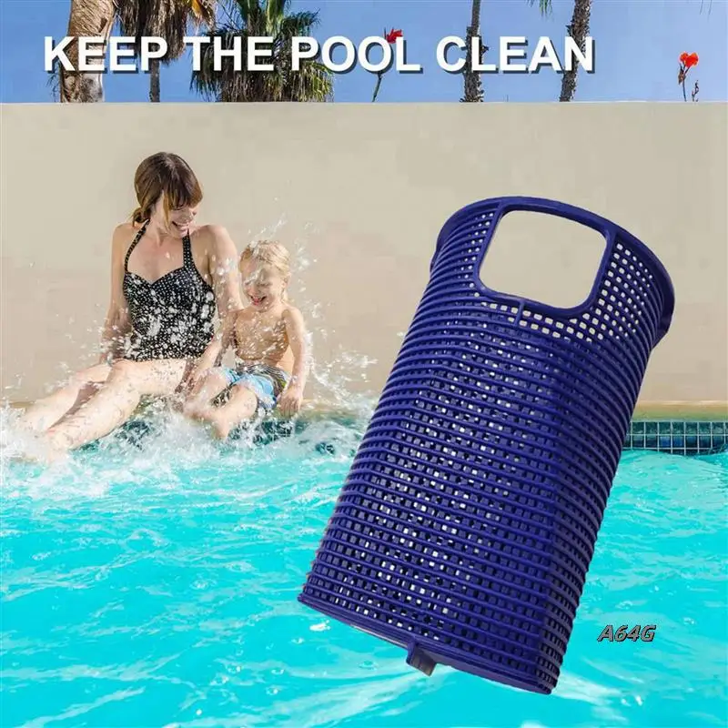 

4X Swimming Pool Pump Basket Strainer Skimmer Baskets Pool Filter Basket Replacement Tank Skimmers Pool Accessories