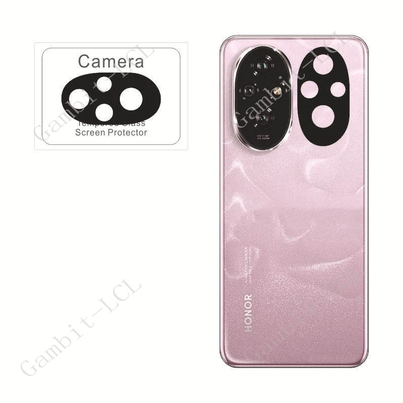 2PCS Black Camera Lens Film For Honor 200 Lite 200Lite Honor200Pro Honor200 200Pro Pro Original Tempered Glass Protector Cover
