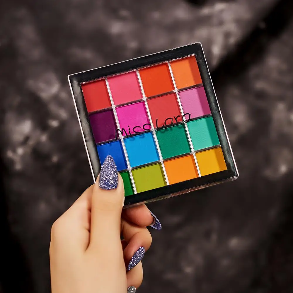 Palette de fards à barrage en acrylique transparent, maquillage des yeux, arc-en-ciel, coloré, 256, 1 pièce, 2 pièces, 3 pièces