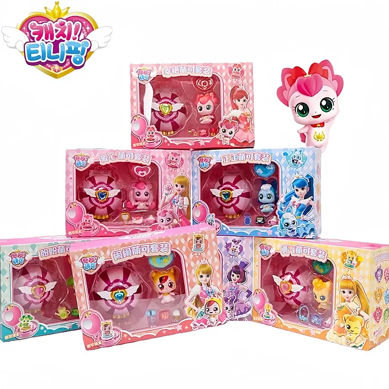 

Hot Anime Catch Teenieping Kawaii Anime Figures Collectable Cartoon Doll Toys Desktop Decorate Ornaments Christmas Pres Gift Toy