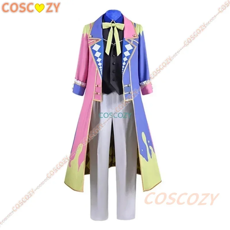 Kamishiro Rui Cosplay Kostüm Perücke Anime Projekt Sekai Bunte Bühne! Cosplay Halloween Party Outfit Lila Perücke für Männer Frauen