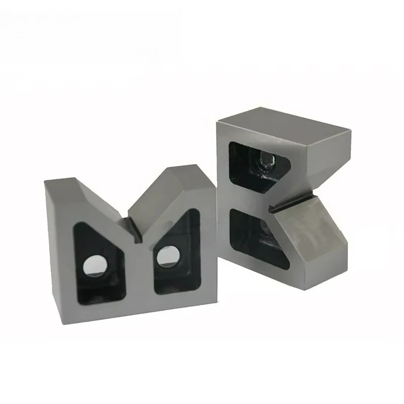Hoge Kwaliteit een Paar 4 inch Lengte CAST B Blok Ijzer V Blok Gauge V-Blok voor Mechanische Verwerking Hulpgereedschappen
