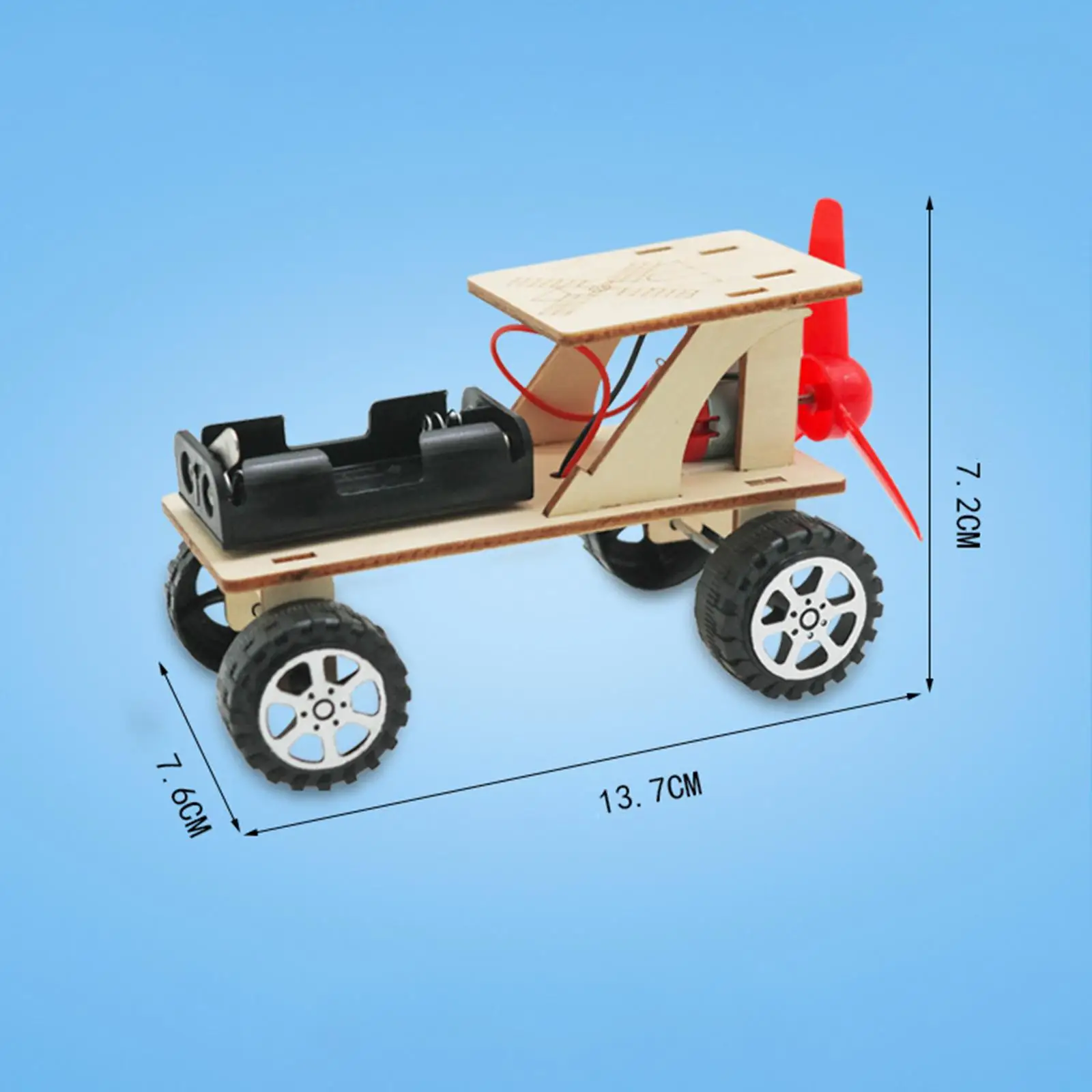 Kits de bricolaje de coche de energía eólica de madera para inspirar creatividad e imaginación, paquete de 2-6