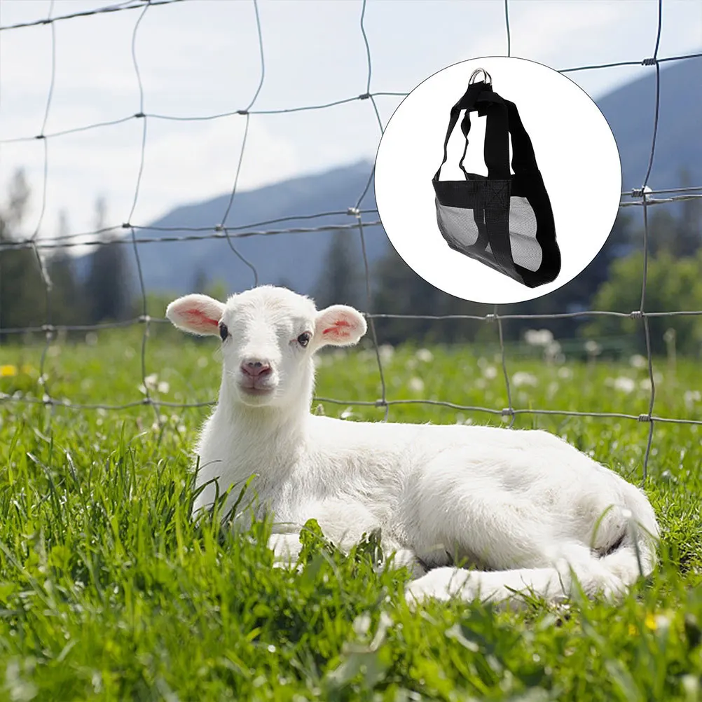 

2Pcs Premium Nylon Puppy Weigh Sling Small Animals Weighing Supply Breathable Mesh Easy to Clean Durable Lifting Harness