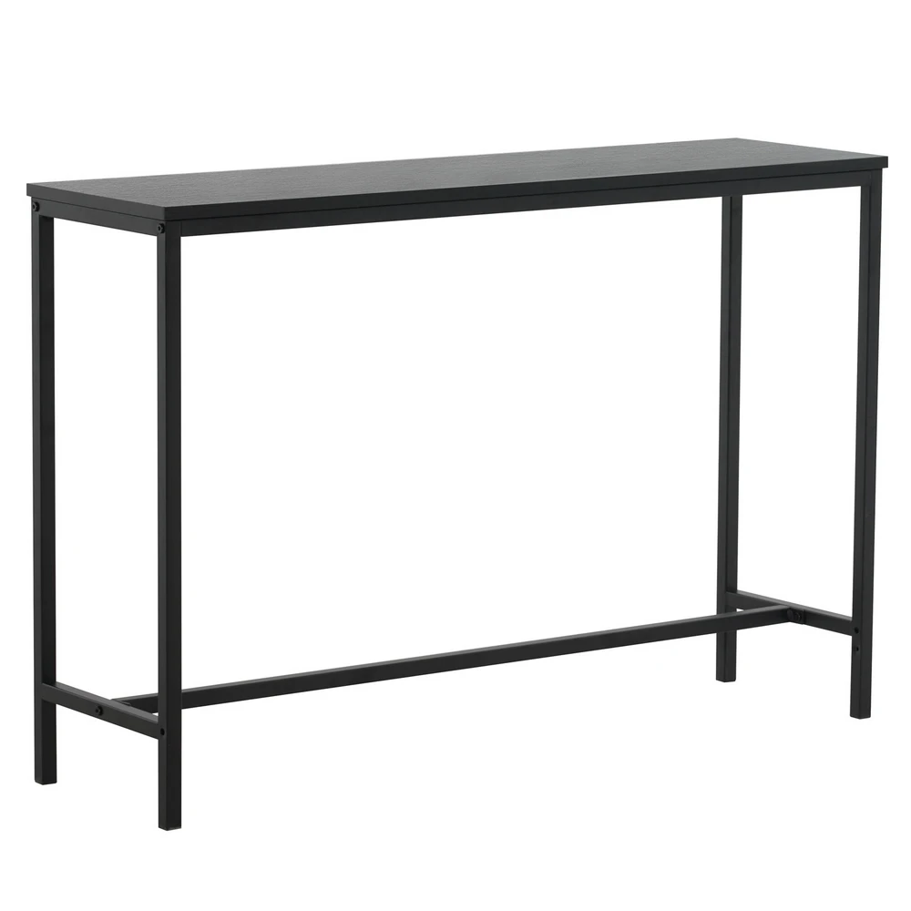 Industrial Style Porch Table Single Layer Black Oak Triamine Board