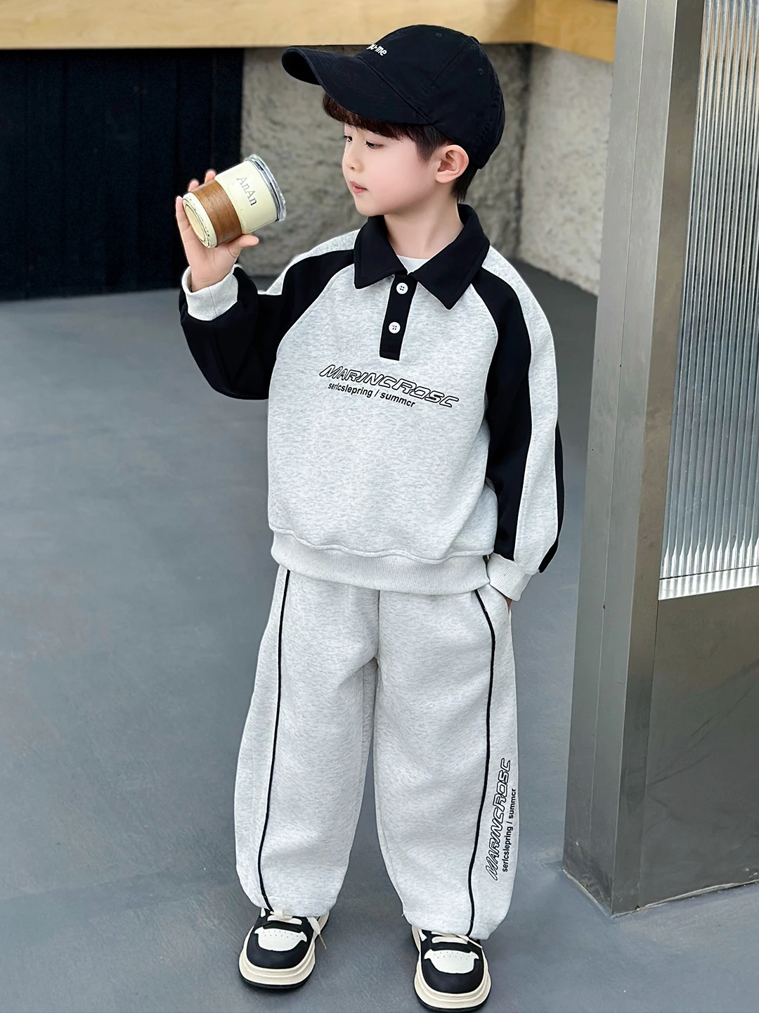 boys-neck-set-spring-autumn-2026-new-stylish-children-spring-clothes-sport-sweatshirt-two-pieces-set-trendy-casual-cotto