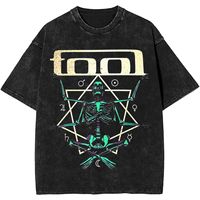 Men Women Rock Tool Band Lateralus Heavy Metal Music Vintage Washed T Shirt Merch Cotton Top Clothes Funny Tees Summer Oversized