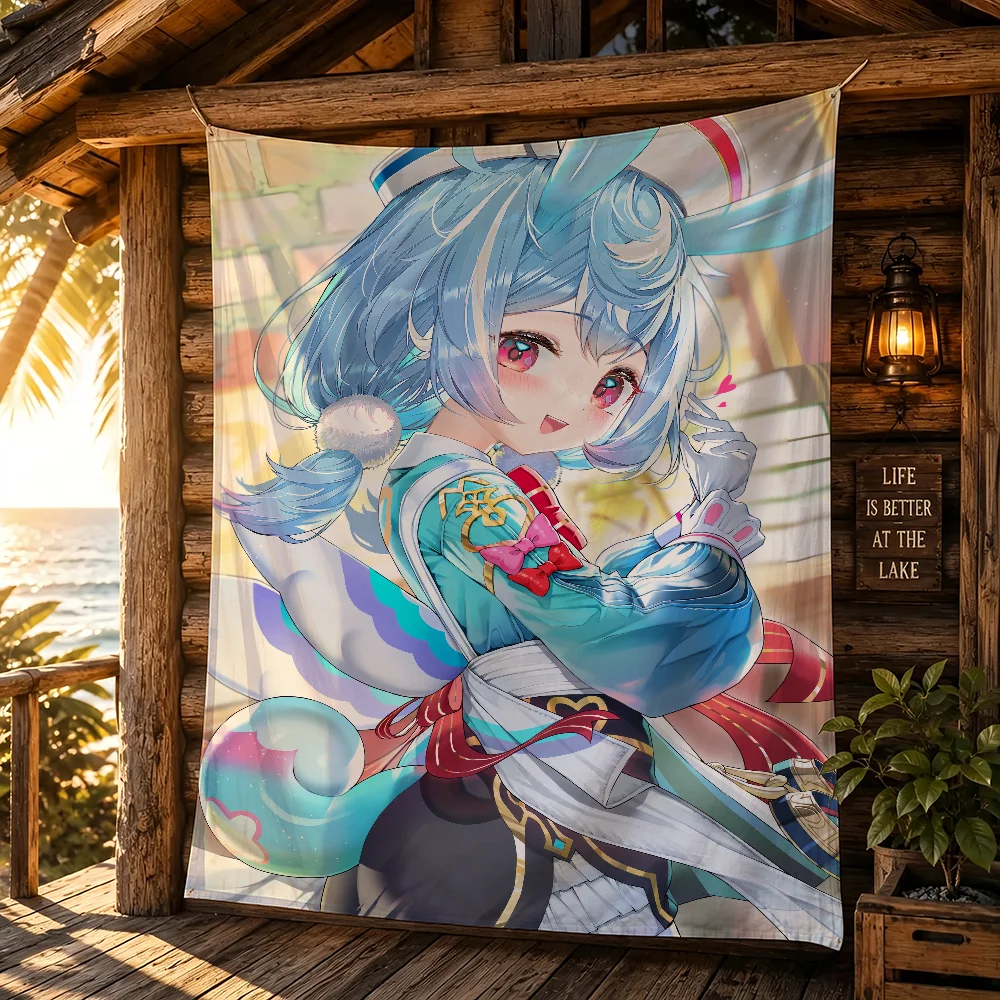 Genshin Impact Sigewinne flag Campsite Atmosphere Hanging Banner Outdoor Garage Party Decor Advertising