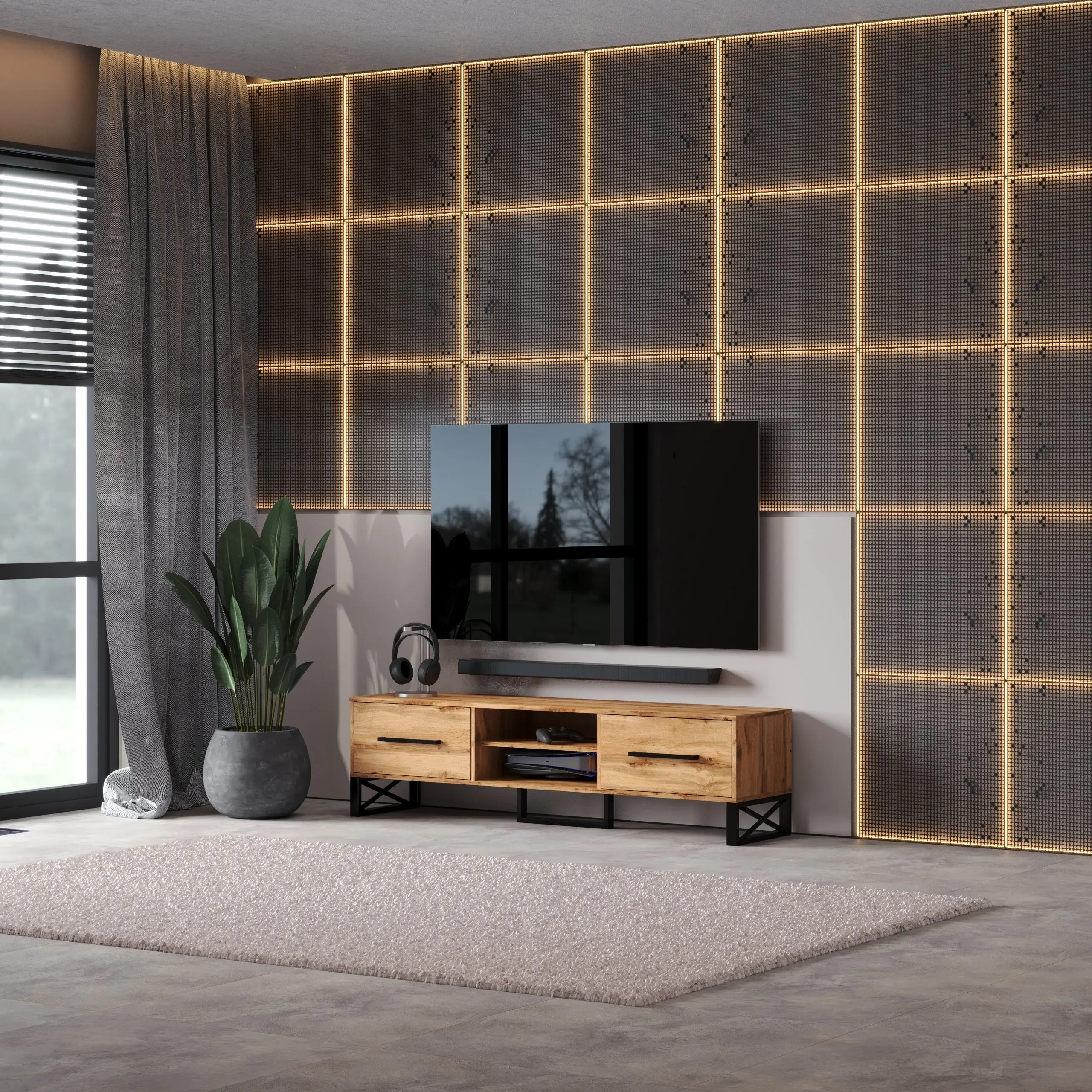 Nordisches einfaches Einzel bett