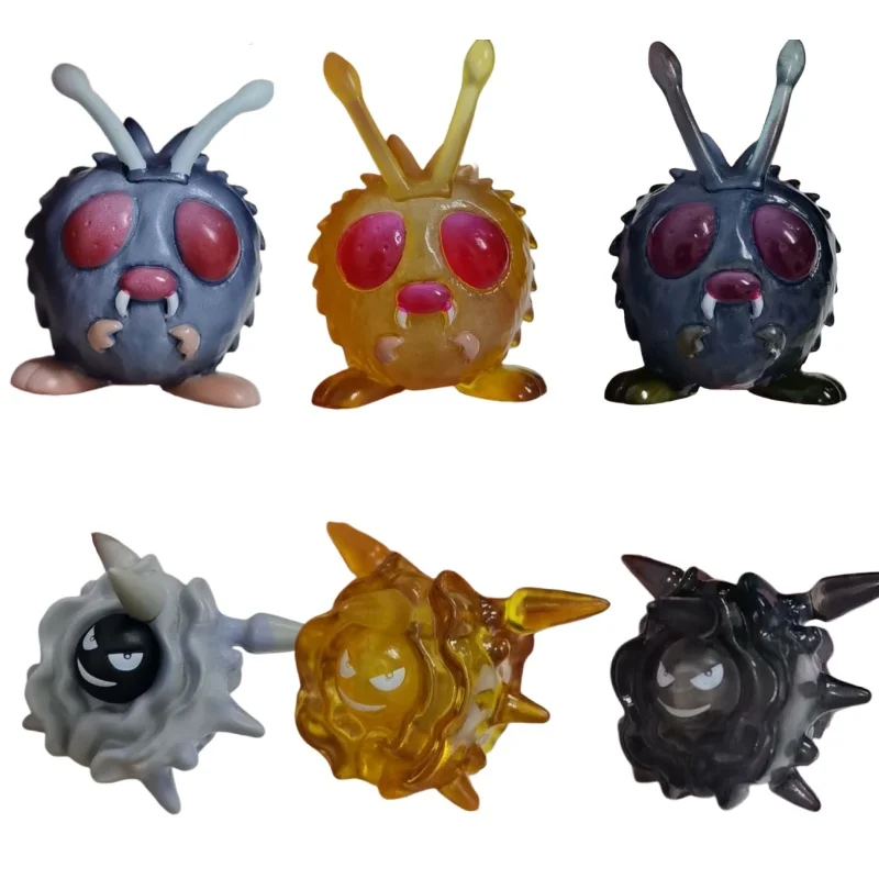 

Миниатюрная статуэтка Munchlax Shellder Koffing, мультяшная аниме-фигурка монстра, высококачественная реплика, модель, украшение, игрушка, подарок