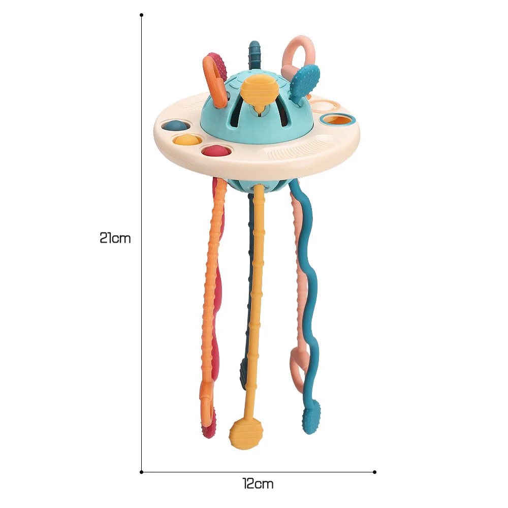 Zintuiglijke bijtring speelgoedbal BPA-vrij Gemakkelijk vast te houden voor baby's Oefeningen Geest