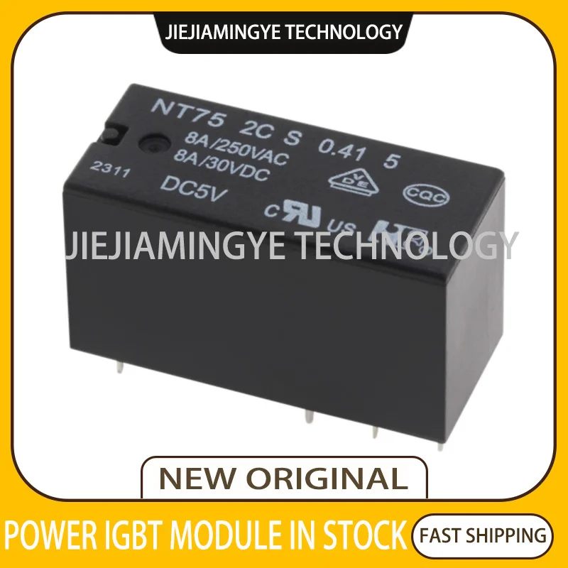 NEW relay NT75 2C S 0-41 5VDC 12VDC 24VDC 2 open and 2 closed