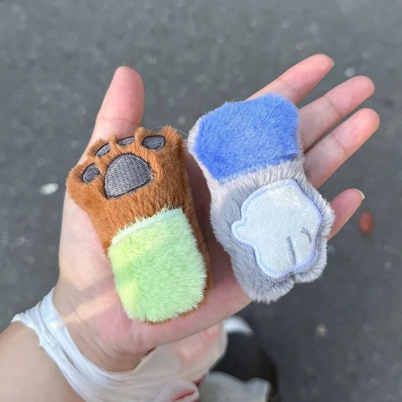 Disney zootopia judy nick macio pelúcia garra forma bobby pin flyaway franja de cabelo fixo outono e inverno decoração de cabelo presente de casal