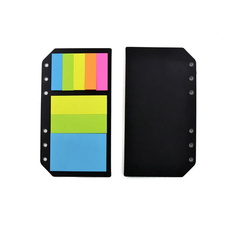 2 Books Binder Stickers A6 Compact Waterproof Sticky Tabs Multi-Function Reading Page Markers School Office Book Accessories