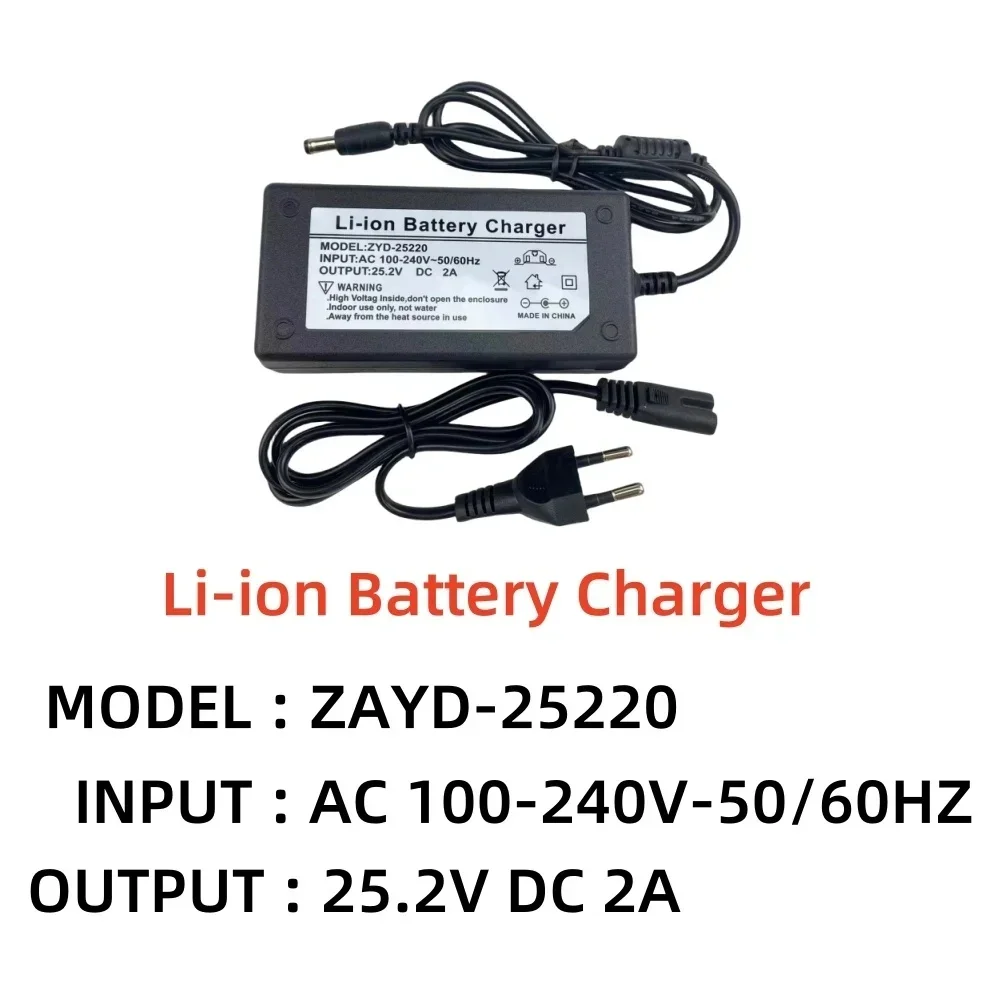 6S1P 25.2V 3000mAh. Rechargeable lithium-ion battery pack. Applied to CCTV cameras, etc