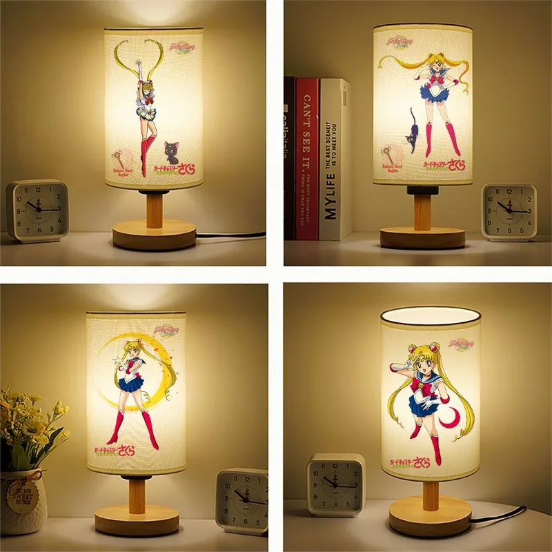 Sailor Moon bedside lamp, cute and stylish cartoon personality soft light bedroom night lamp, a birthday gift for friends view 6