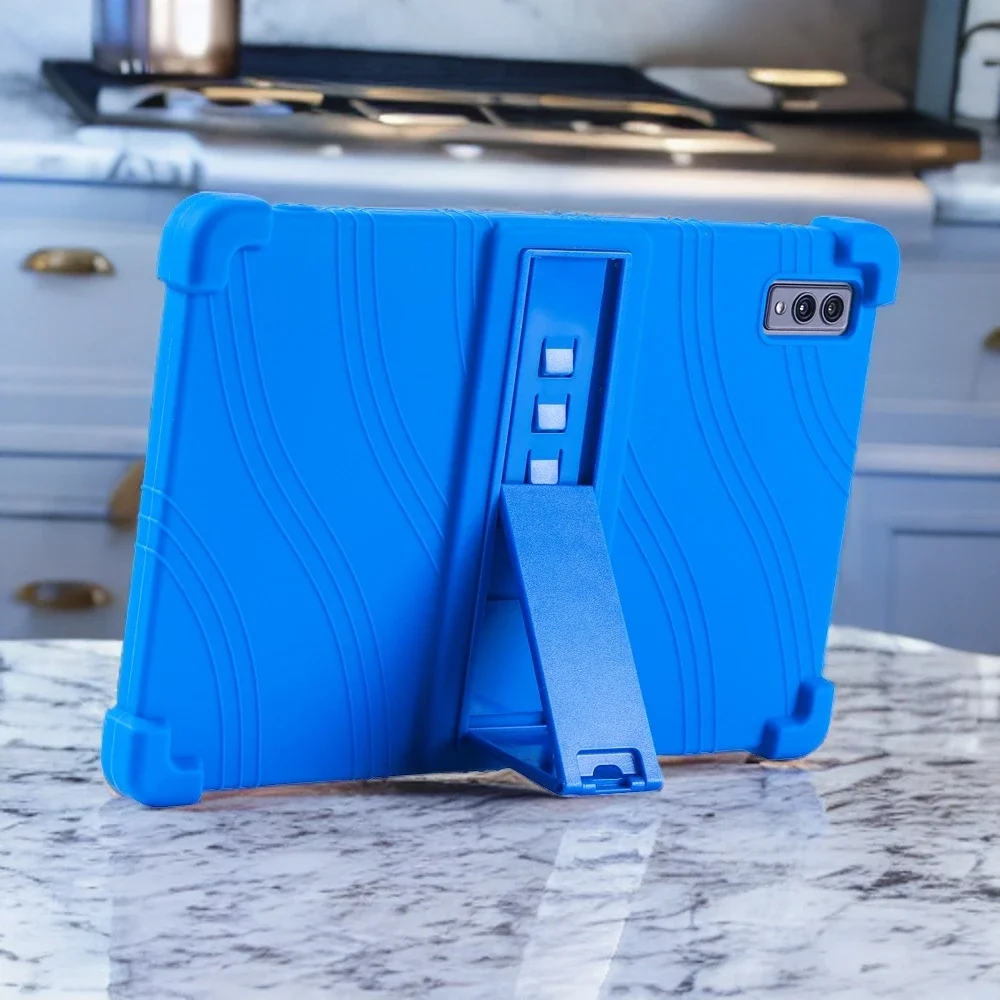 Shockproof Silicone Stand Cover, Case para Blackview Tab 11 Tablet, Seguro, à prova de choque
